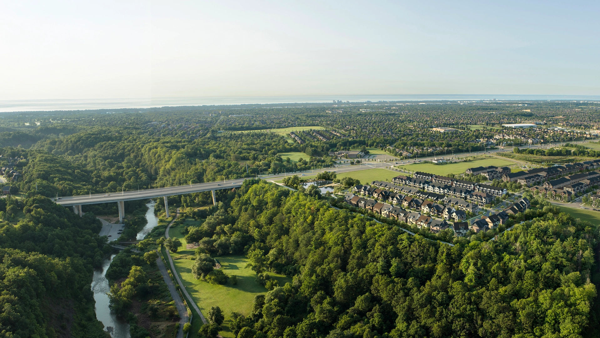 Five Oaks Townhomes View